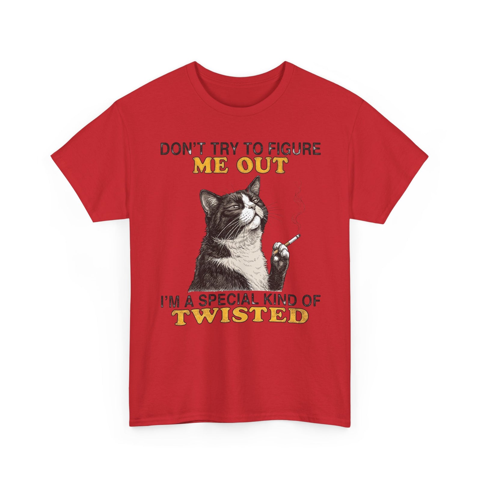Grumpy Cat Tee "I’m a Special Kind of Twisted" Funny Sarcastic Cat Shirt for Cat Lovers