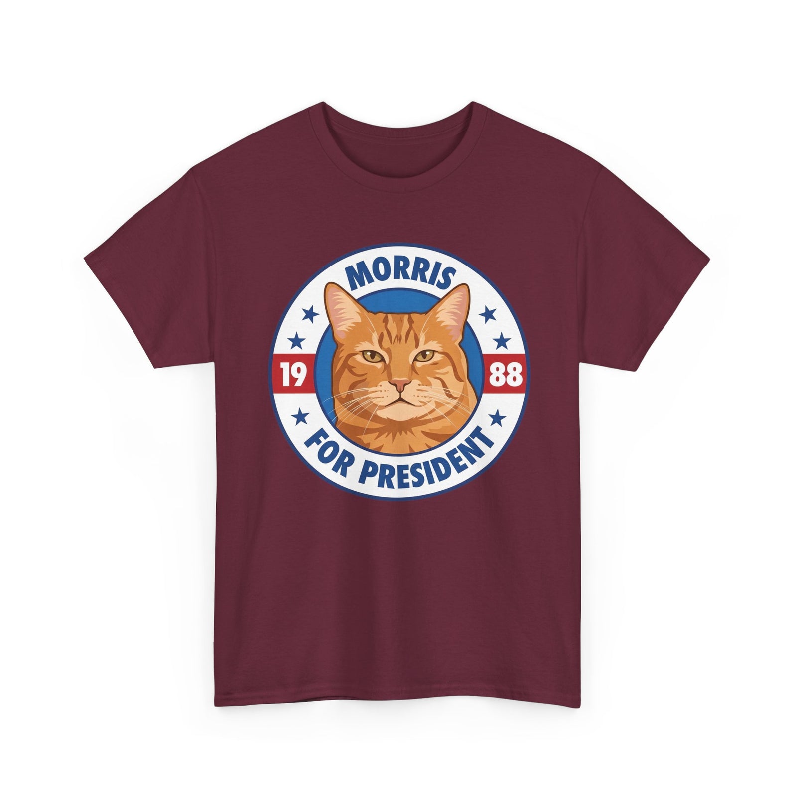 Cat For President 1988 T-Shirt Vintage Political Cat Tee