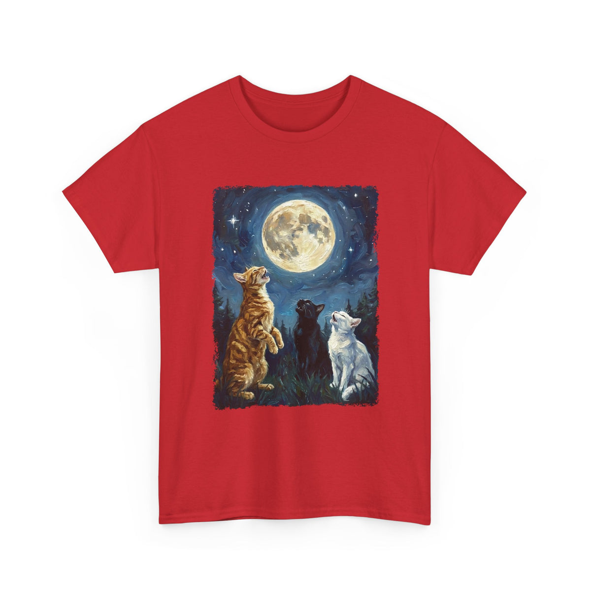 Cats Howling at the Moon T-Shirt