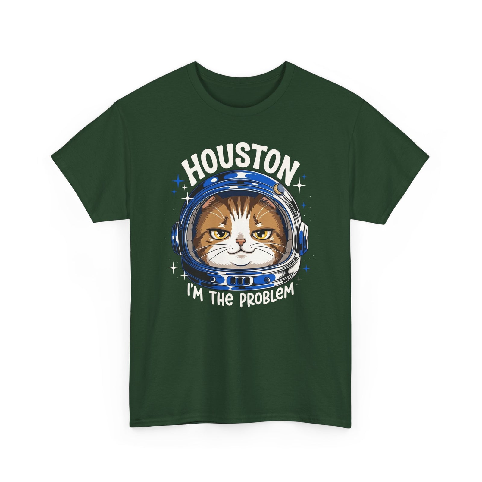 Houston I'm the Problem Space Cat T-Shirt