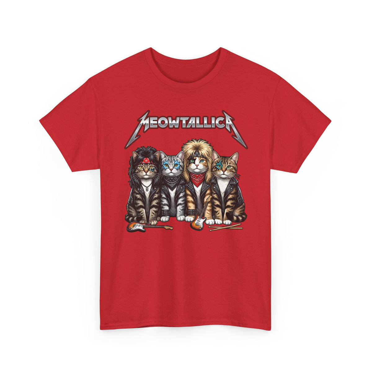 Meowtallica Heavy Metal Cat T-Shirt