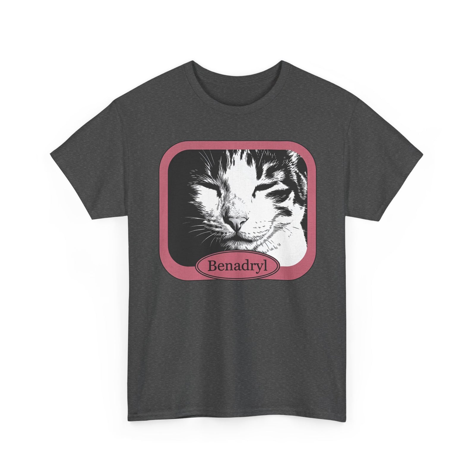 Cat After Benadryl T-Shirt — Funny Groggy Cat Tee