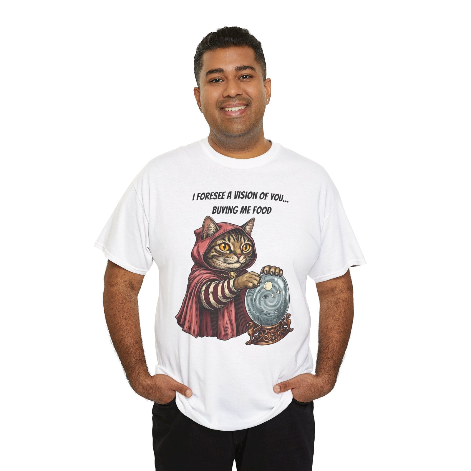 Cats Foresee A Vision Of You Buying Them Food T-Shirt