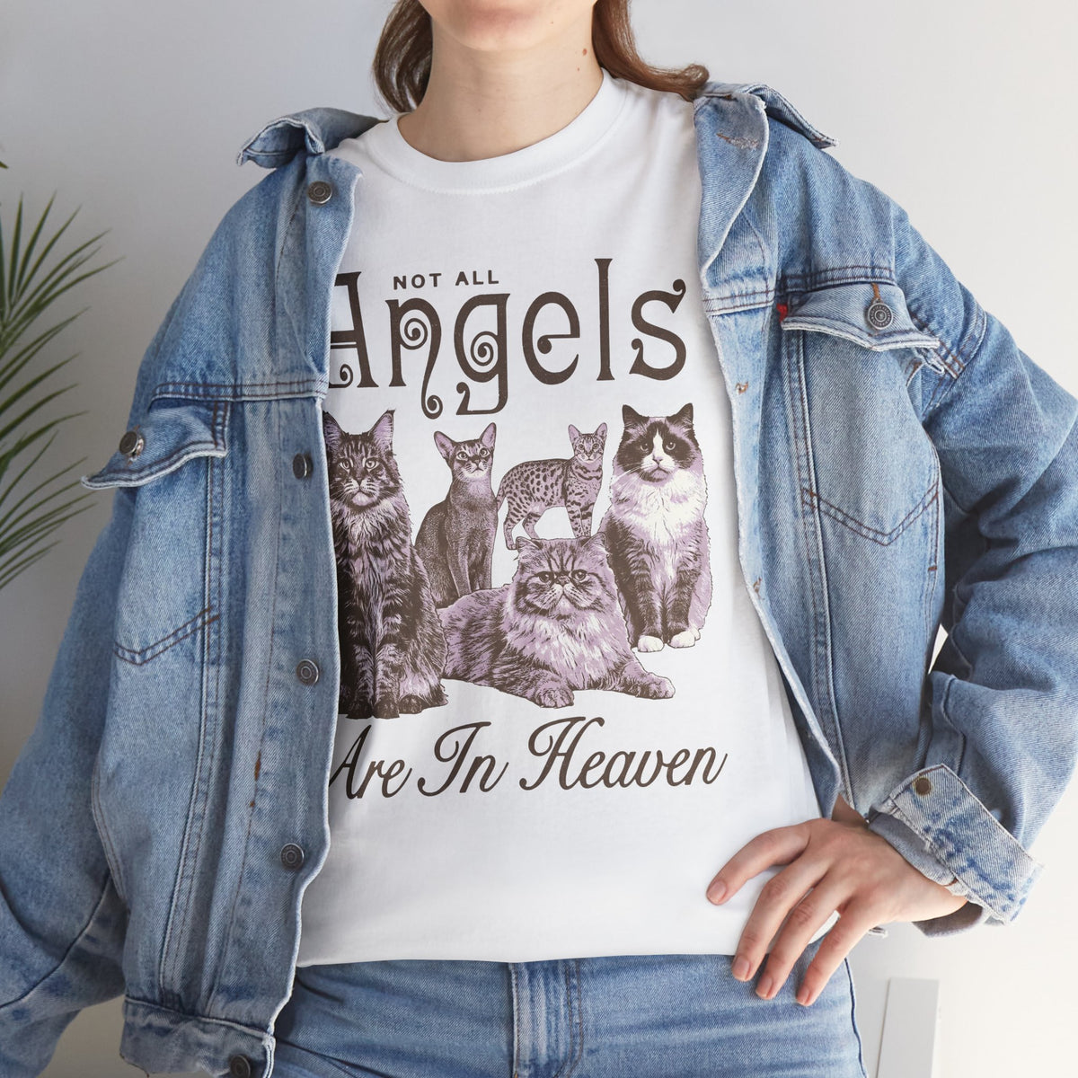 Not All Angels Are In Heaven T-Shirt — Cat Lovers Memorial Tee