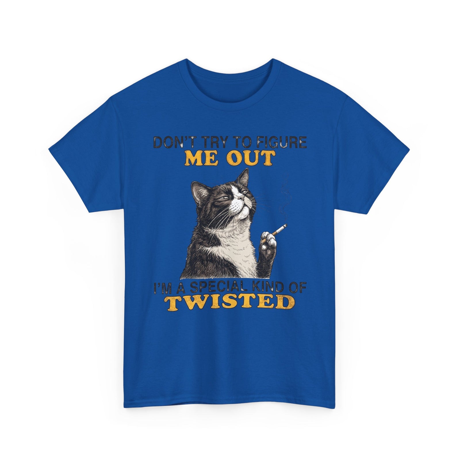 Grumpy Cat Tee "I’m a Special Kind of Twisted" Funny Sarcastic Cat Shirt for Cat Lovers