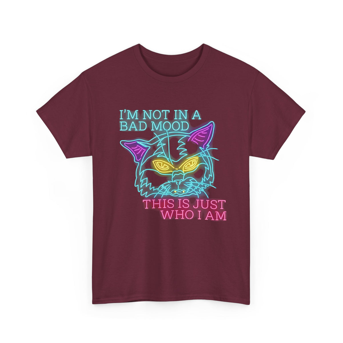 Bad Cat 'I'm Not In A Bad Mood' T-Shirt