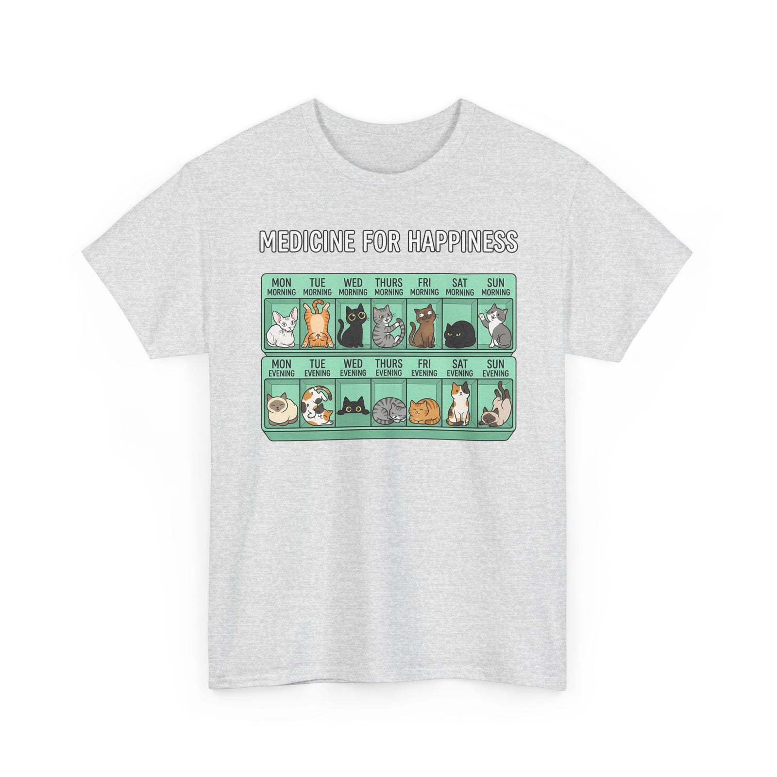 Medicine For Happiness Cat T-Shirt