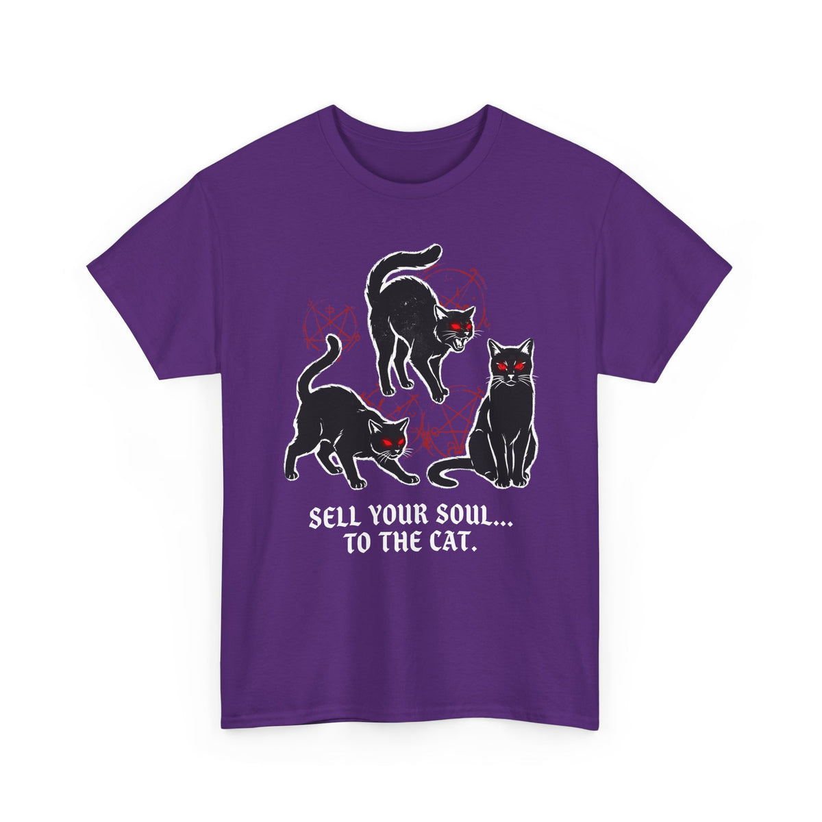 Sell Your Soul To The Cat T-Shirt — Funny Cat Lover Tee