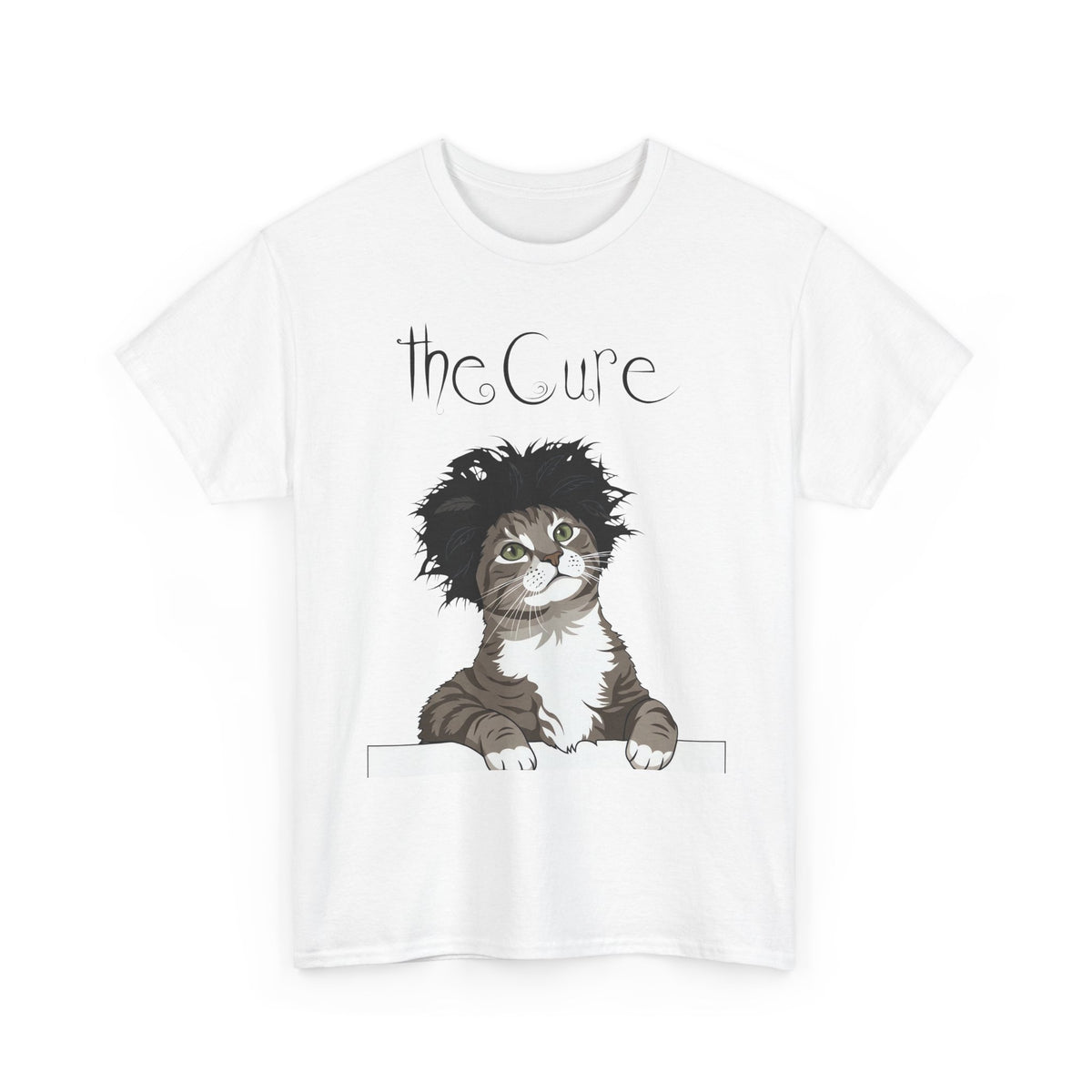 The Cure Kitten Band Tee Cute Cat