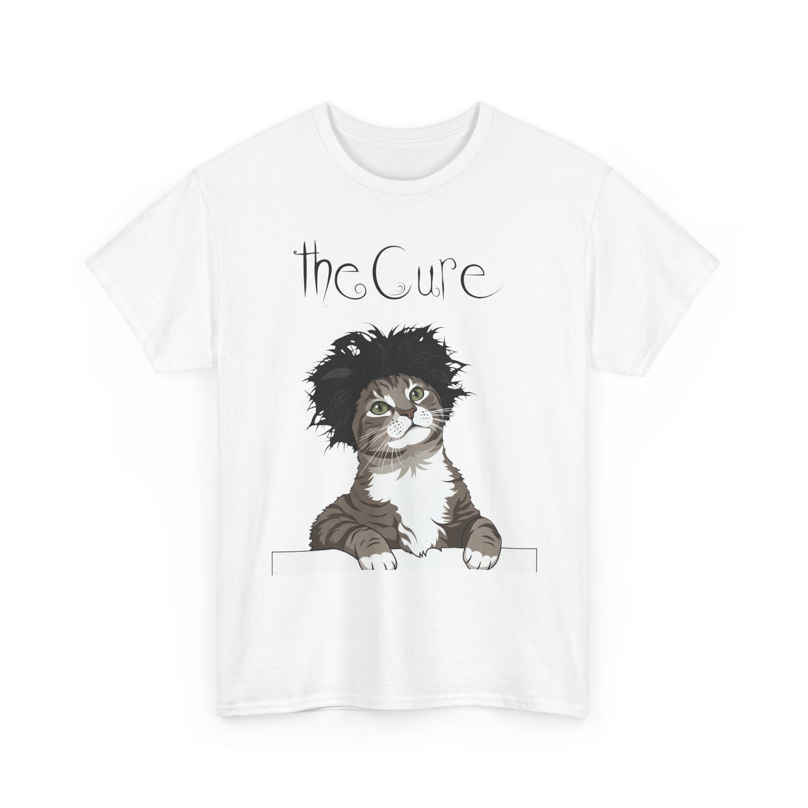 The Cure Kitten Band Tee Cute Cat
