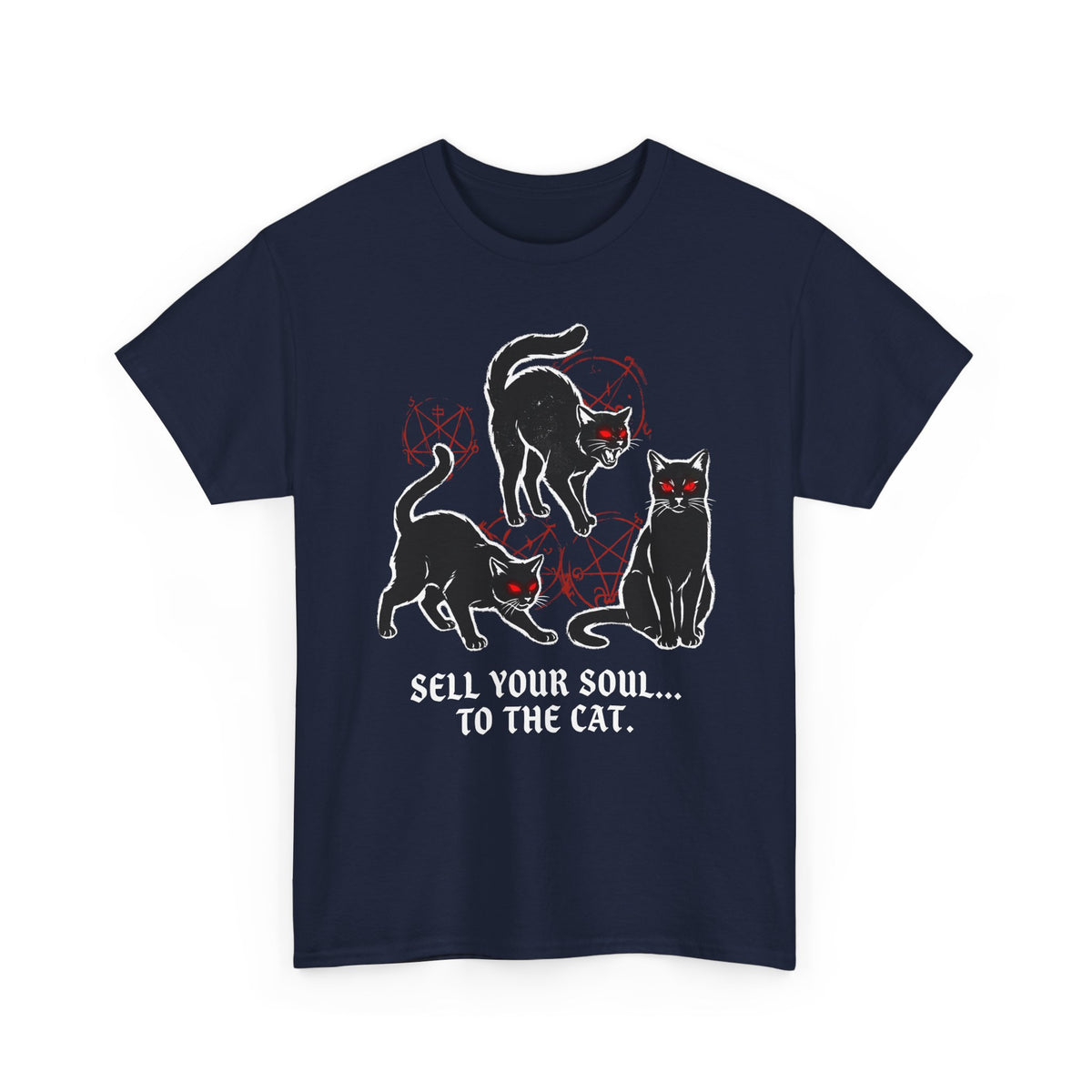 Sell Your Soul To The Cat T-Shirt — Funny Cat Lover Tee