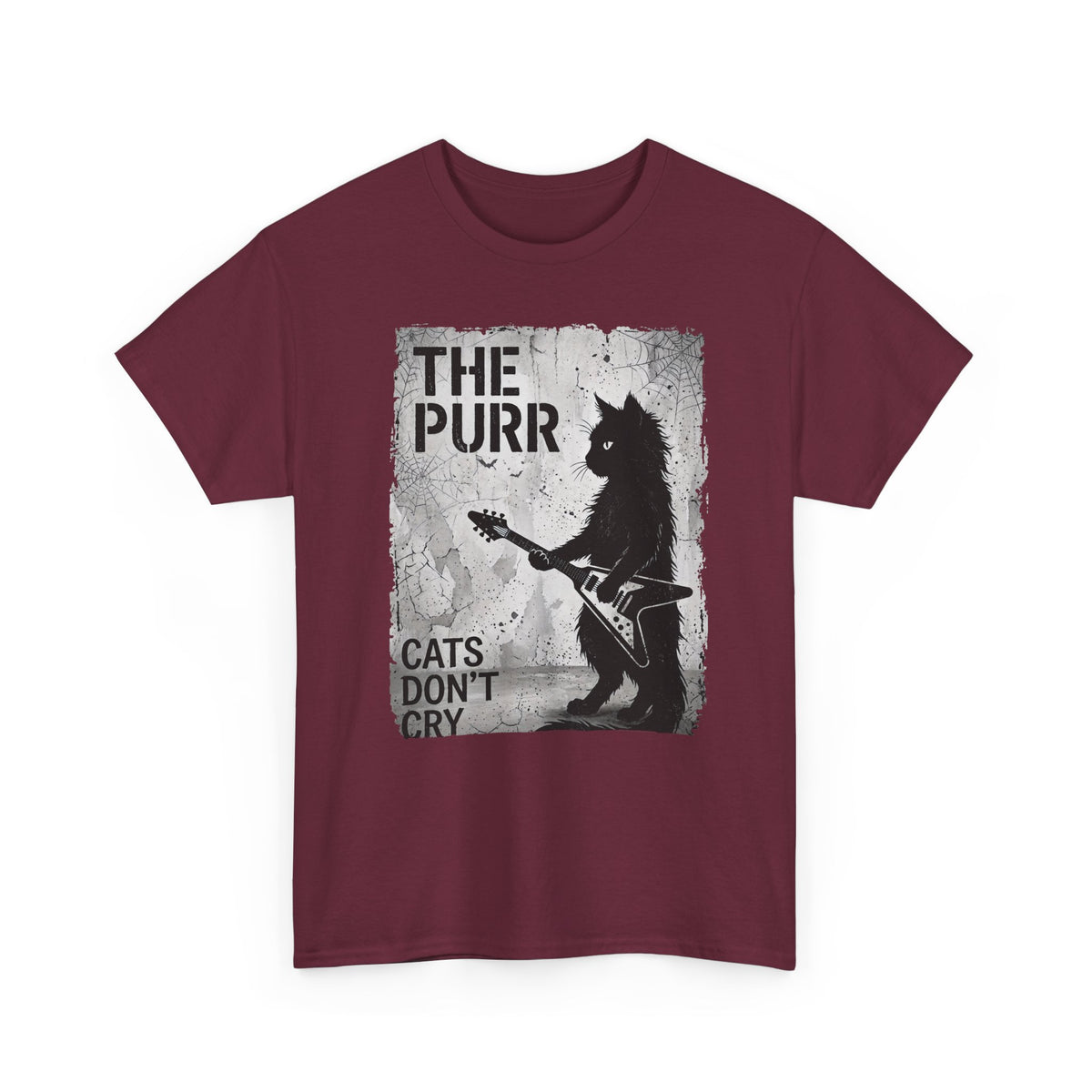 Purr Cats Don't Cry T-Shirt — Cute Cat Graphic Tee