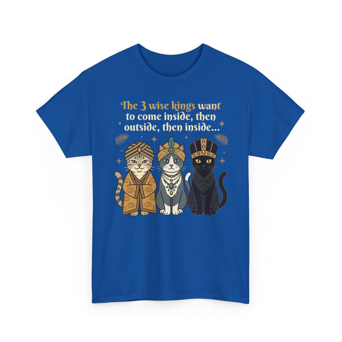 Cat Three Wise Kings Tee — "The 3 Wise Kings" Nativity Cat Christmas Shirt