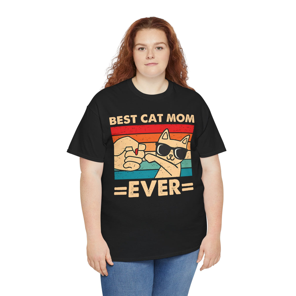 Best Cat Mom Ever T-Shirt — Cute Cat Mom Gift
