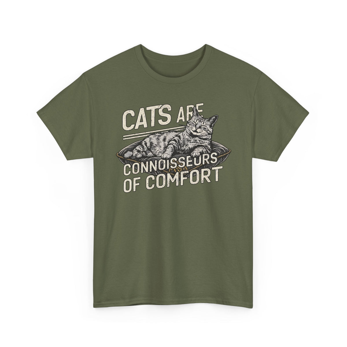 Cats Are Connoisseurs of Comfort T-Shirt