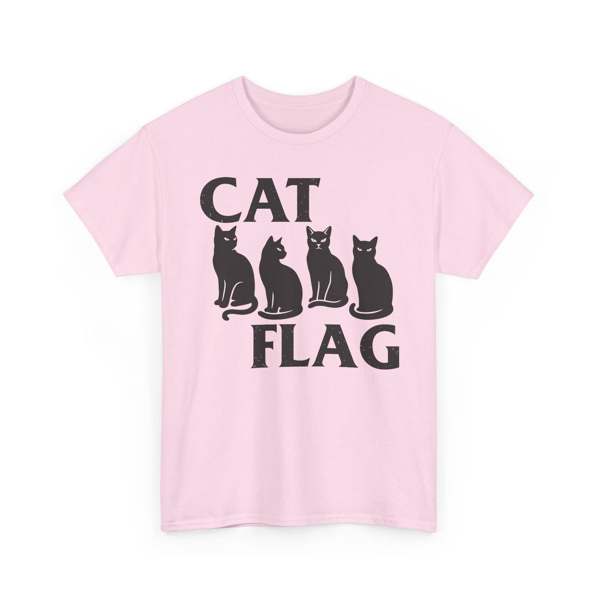 Cat Flag T-Shirt — Pride-Inspired Feline Graphic Tee