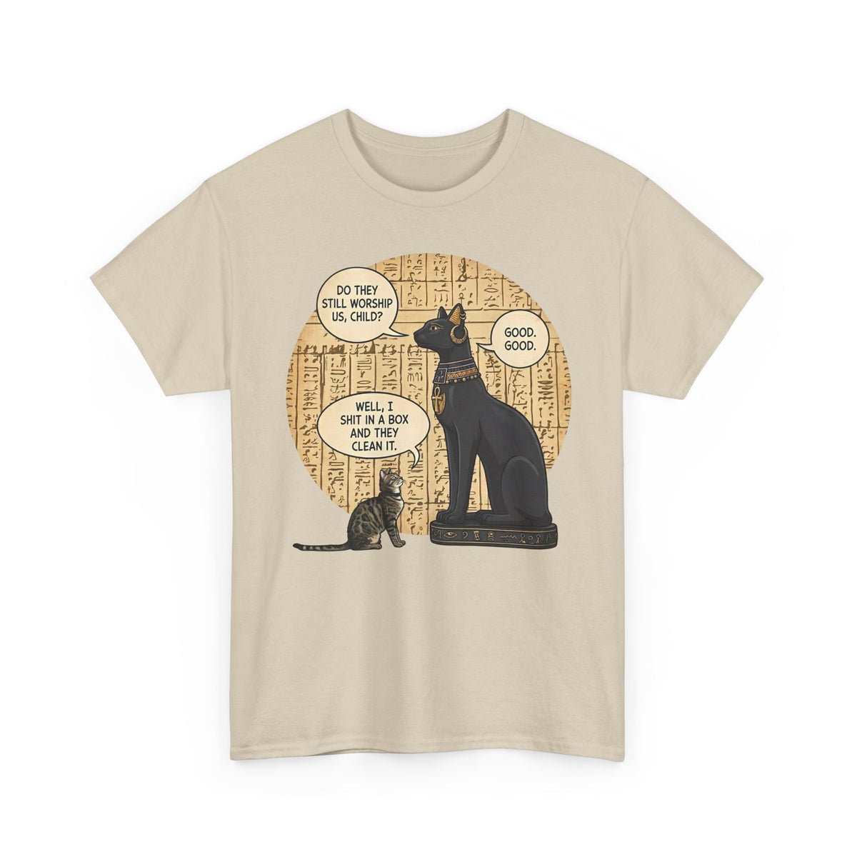 Do People Still Worship Cats? Funny T-Shirt — Novelty Cat Lover Tee