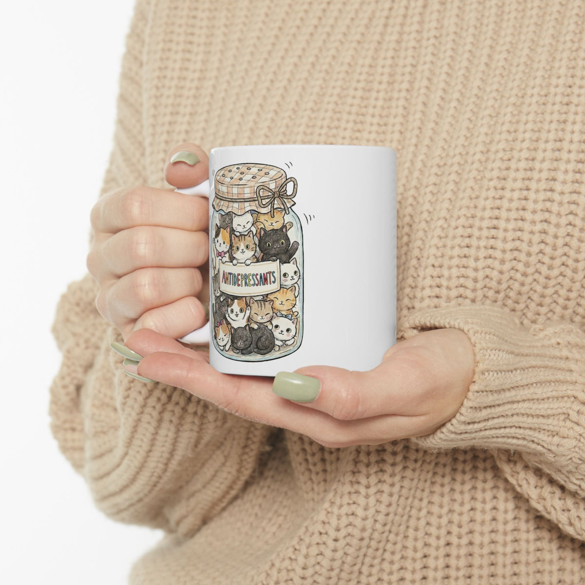 Cats Are My Antidepressants Mug — Funny Cat Lover Mug