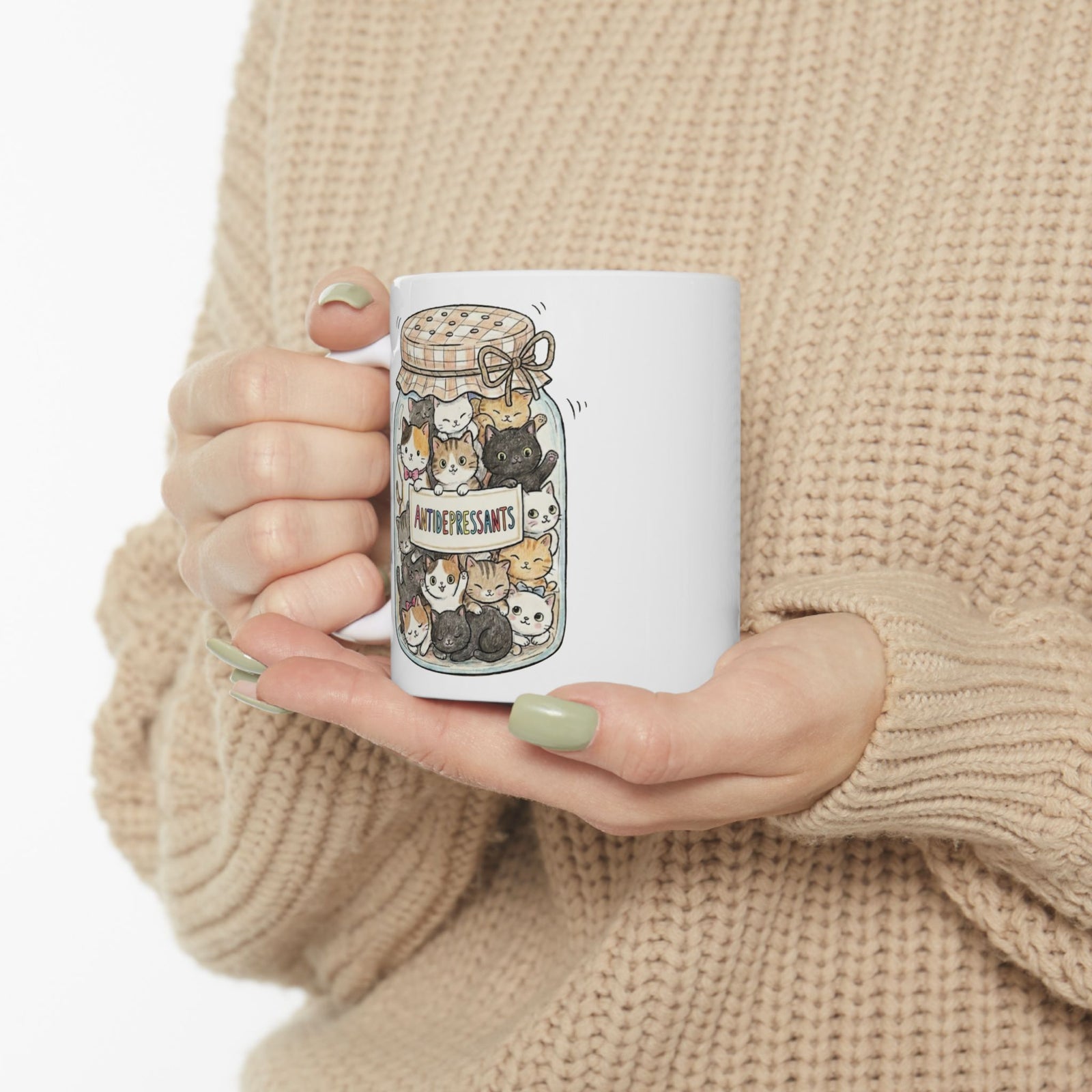 Cats Are My Antidepressants Mug — Funny Cat Lover Mug