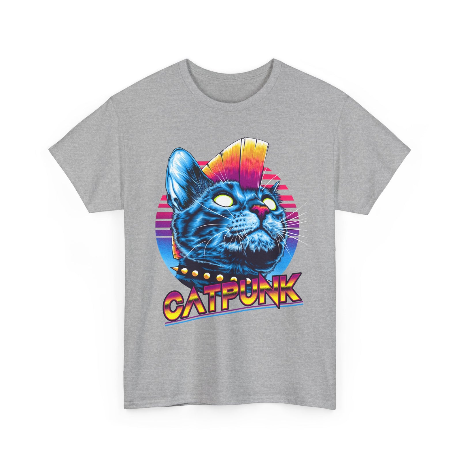 Cat Punk T-Shirt — Punk Rock Cat Graphic Tee