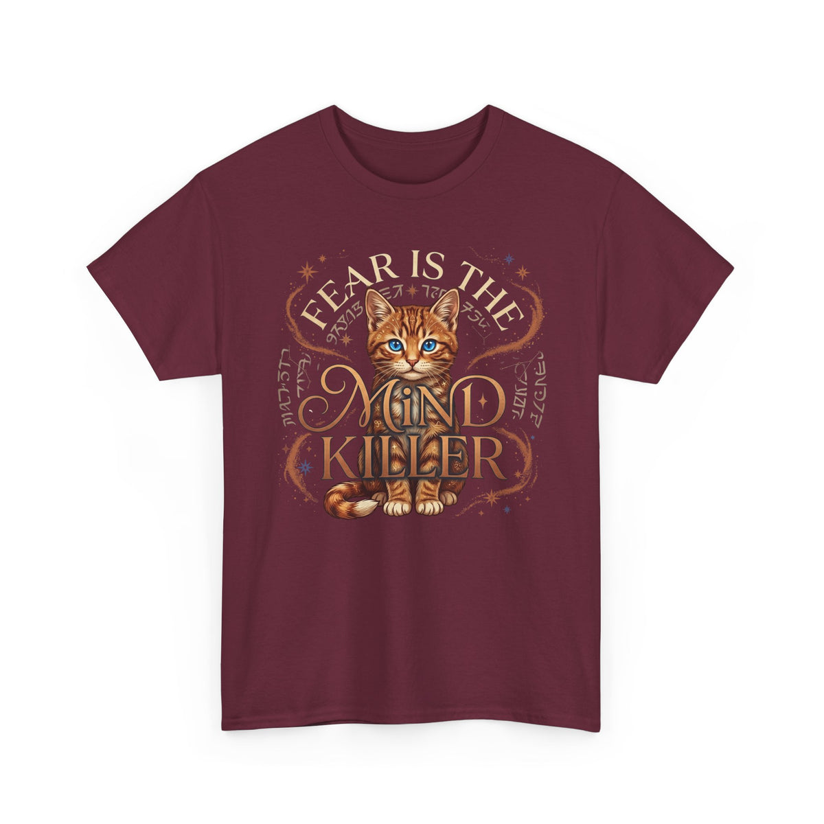 Cute Cat "Fear Is the Mind Killer" T-Shirt