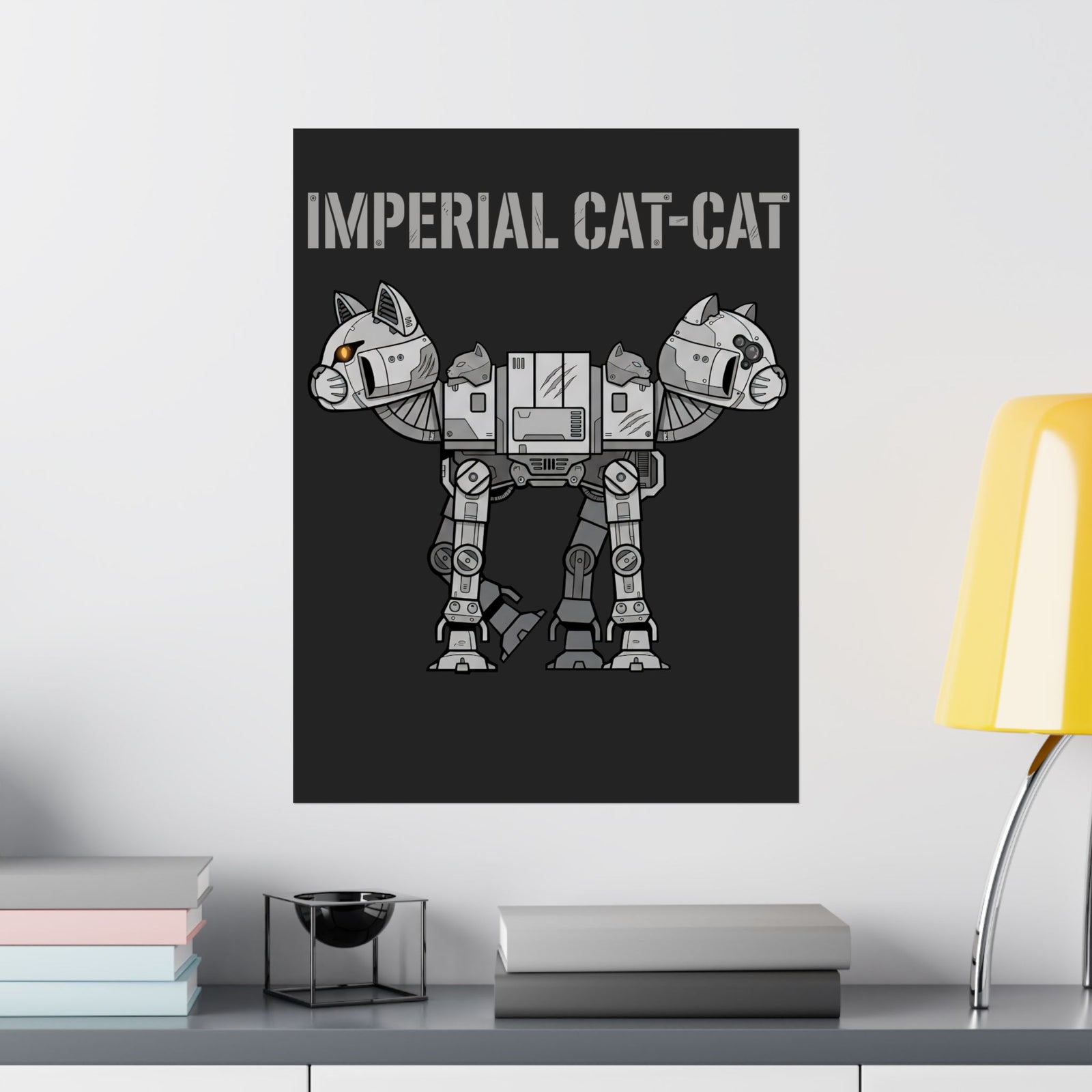 Imperial Cat-Cat Poster — Regal Cat Graphic Poster