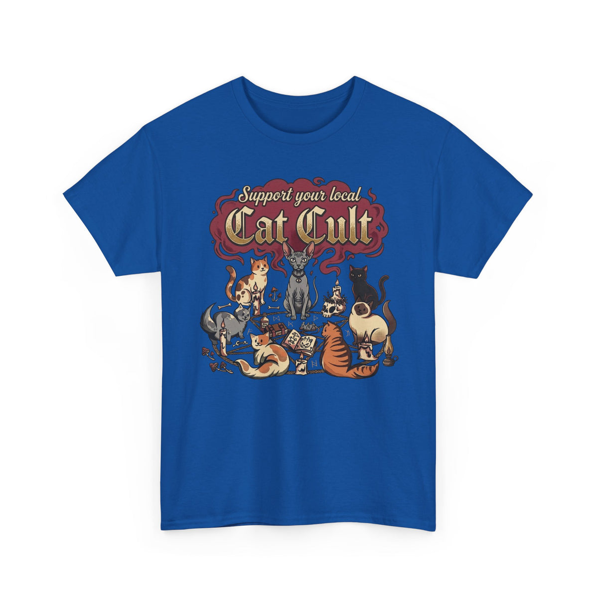 Support Your Local Cat Cult T-Shirt — Funny Cat Lover Tee