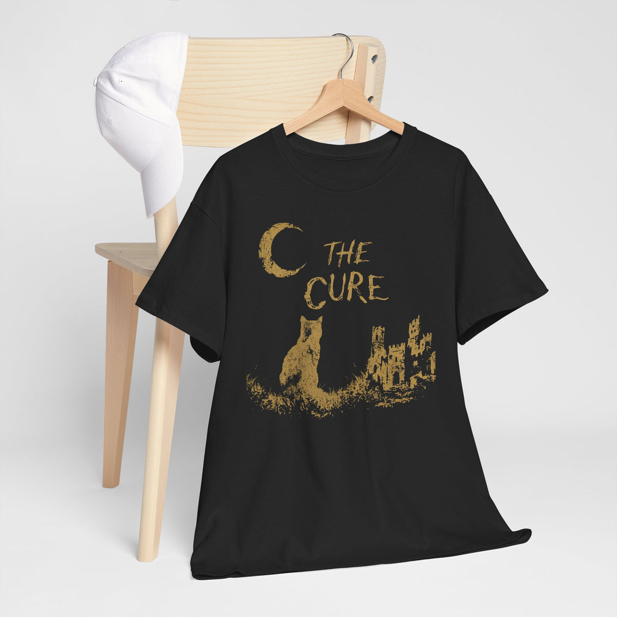 Goth Cat Lover T-Shirt — Goth Aesthetic Cat Tee