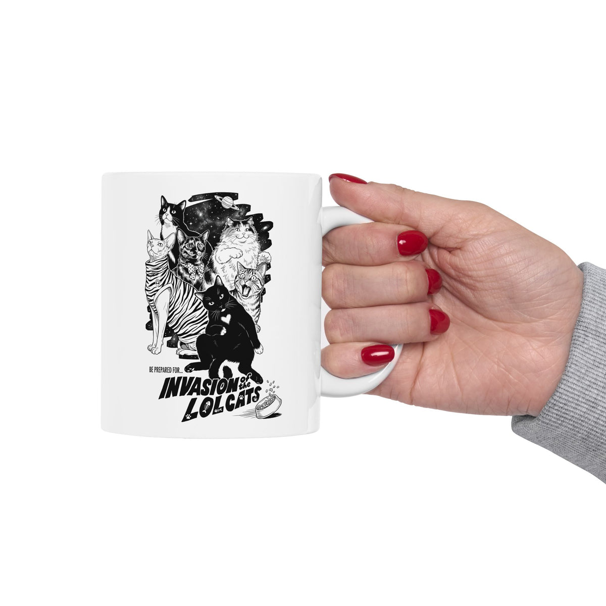 Invasion of the LOLCATS Ceramic Mug