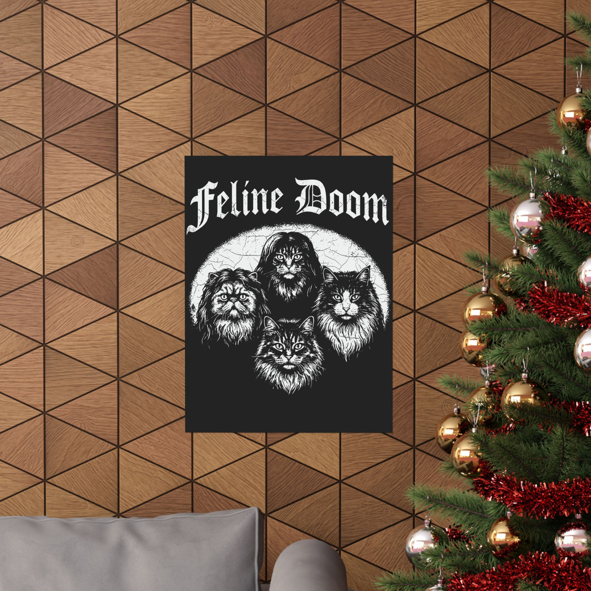 Feline Doom Cat Sabbath Poster