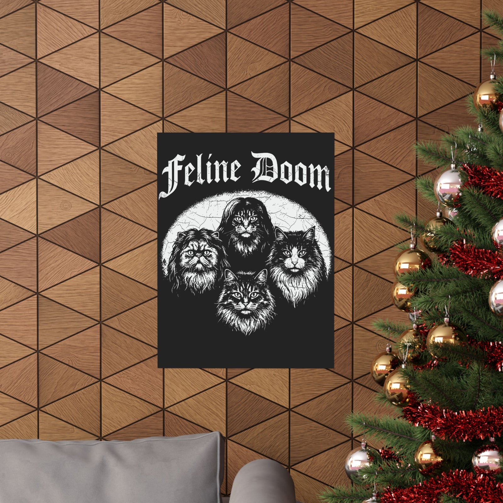 Feline Doom Cat Sabbath Poster