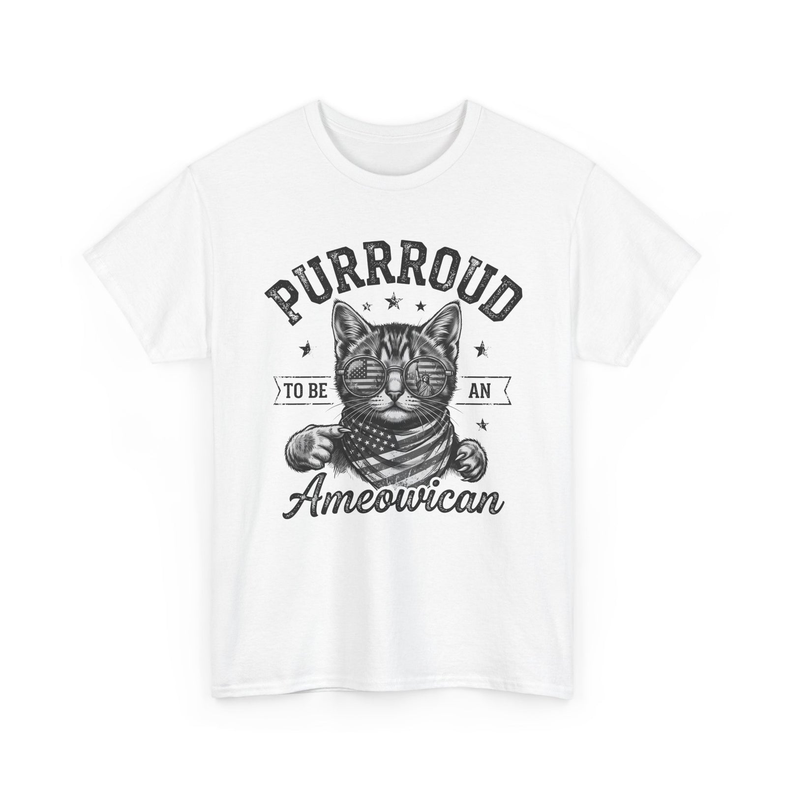 Purroud To Be An Ameowican T-Shirt