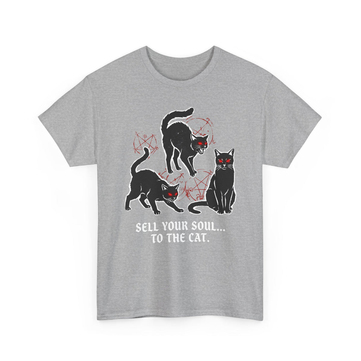 Sell Your Soul To The Cat T-Shirt — Funny Cat Lover Tee