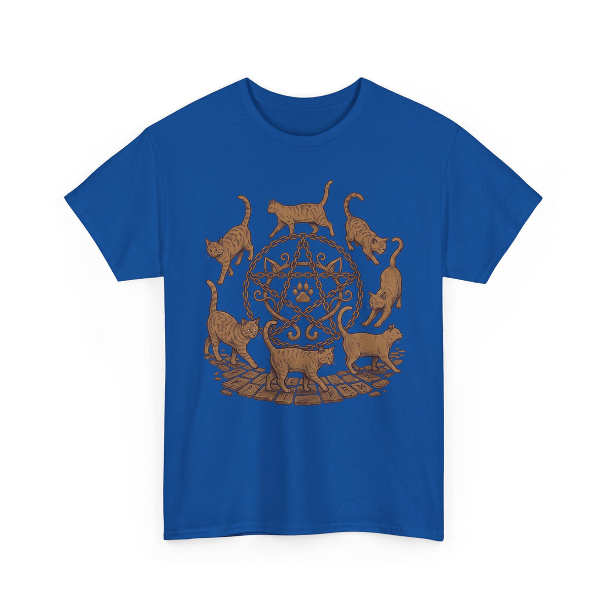Witchy Cat Pentagram Tee