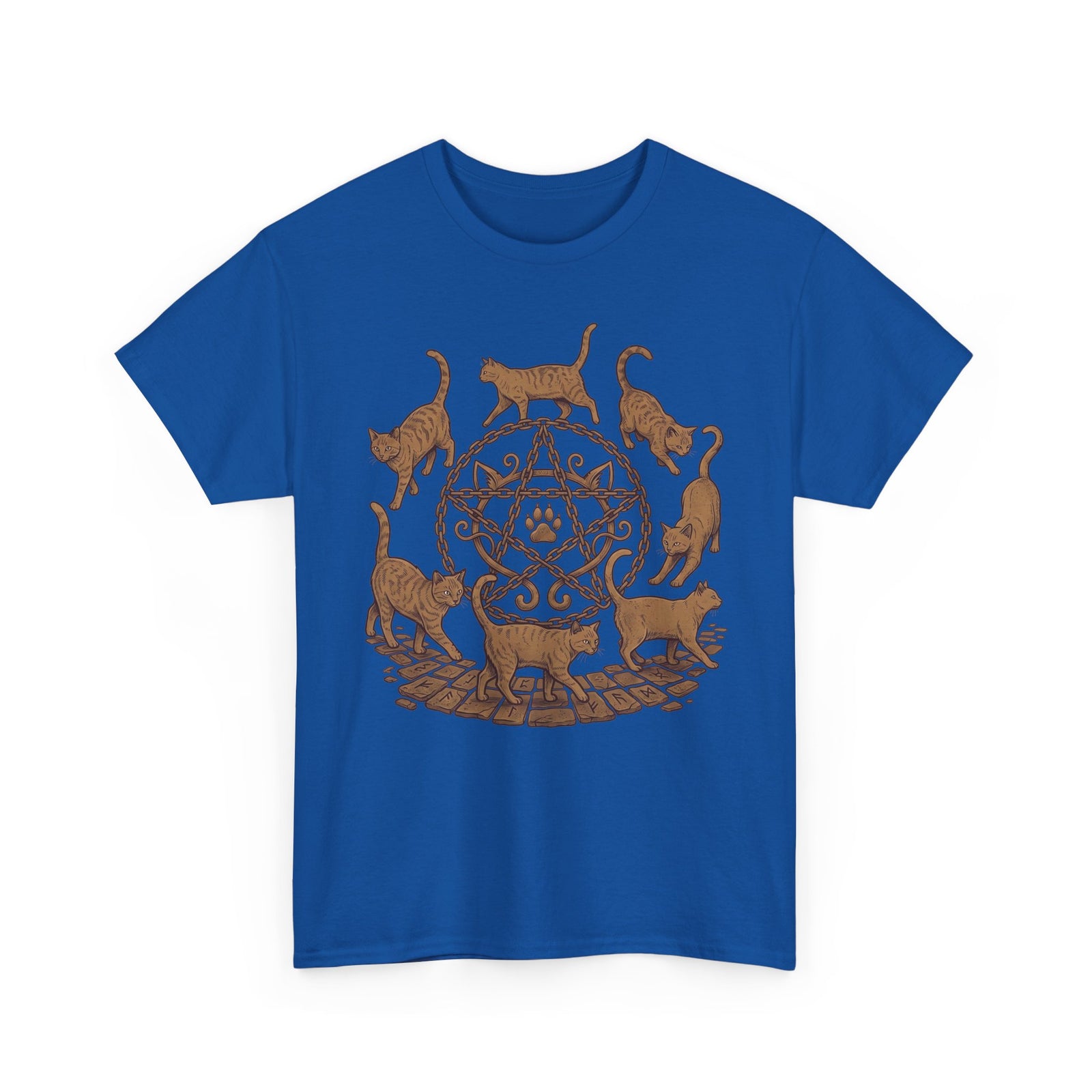 Witchy Cat Pentagram Tee