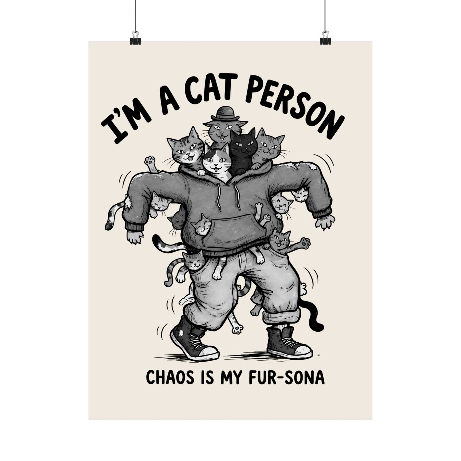 I'm A Cat Person Poster