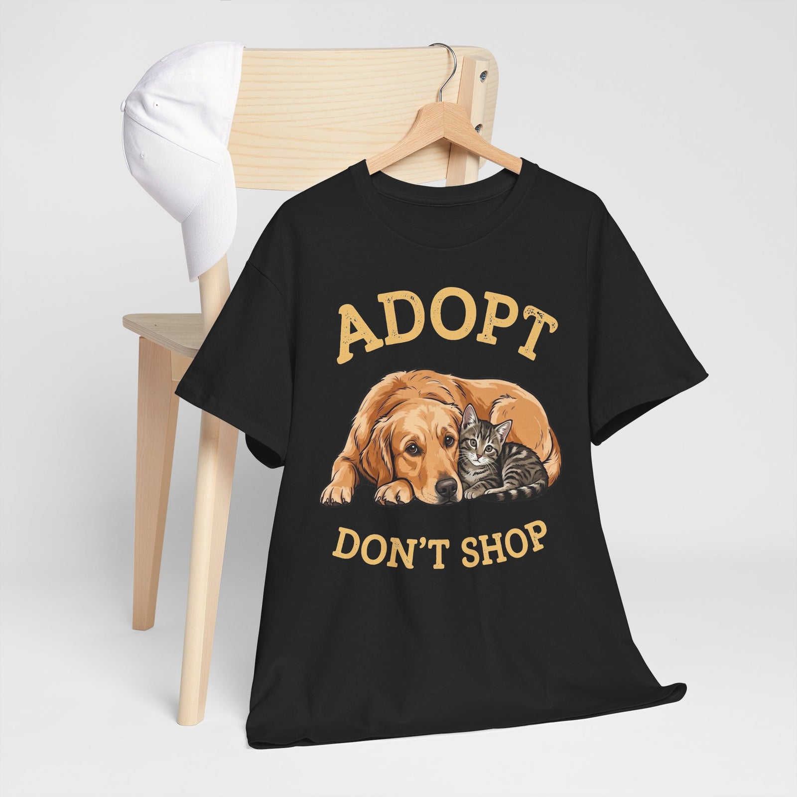 Adopt Don't Shop Tee — Rescue Dog & Cat Animal Rescue Shirt