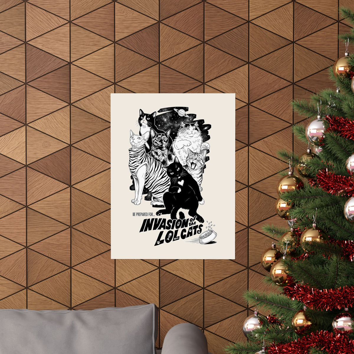 Invasion of the LOLCATS Poster