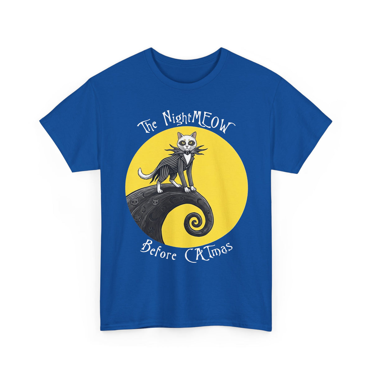 The NightMEOW Before Christmas T‑Shirt Halloween x Christmas Cat Tee
