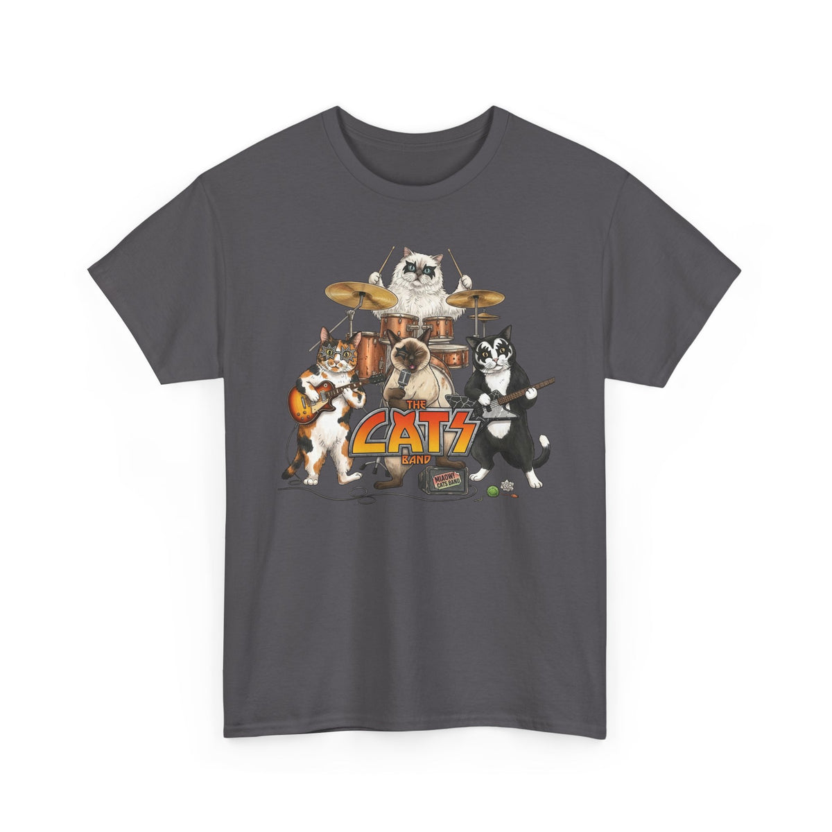 The Cats Band T-Shirt — Retro Cat Band Graphic Tee