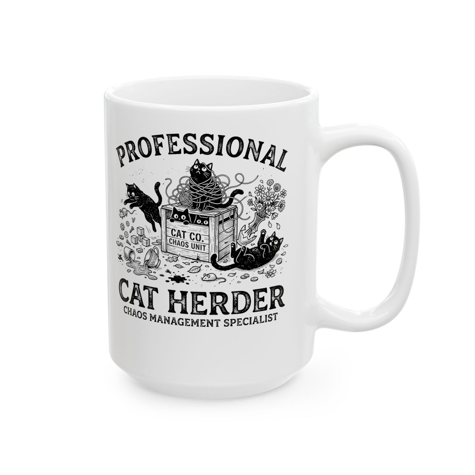 Professional Cat Herder Ceramic Mug