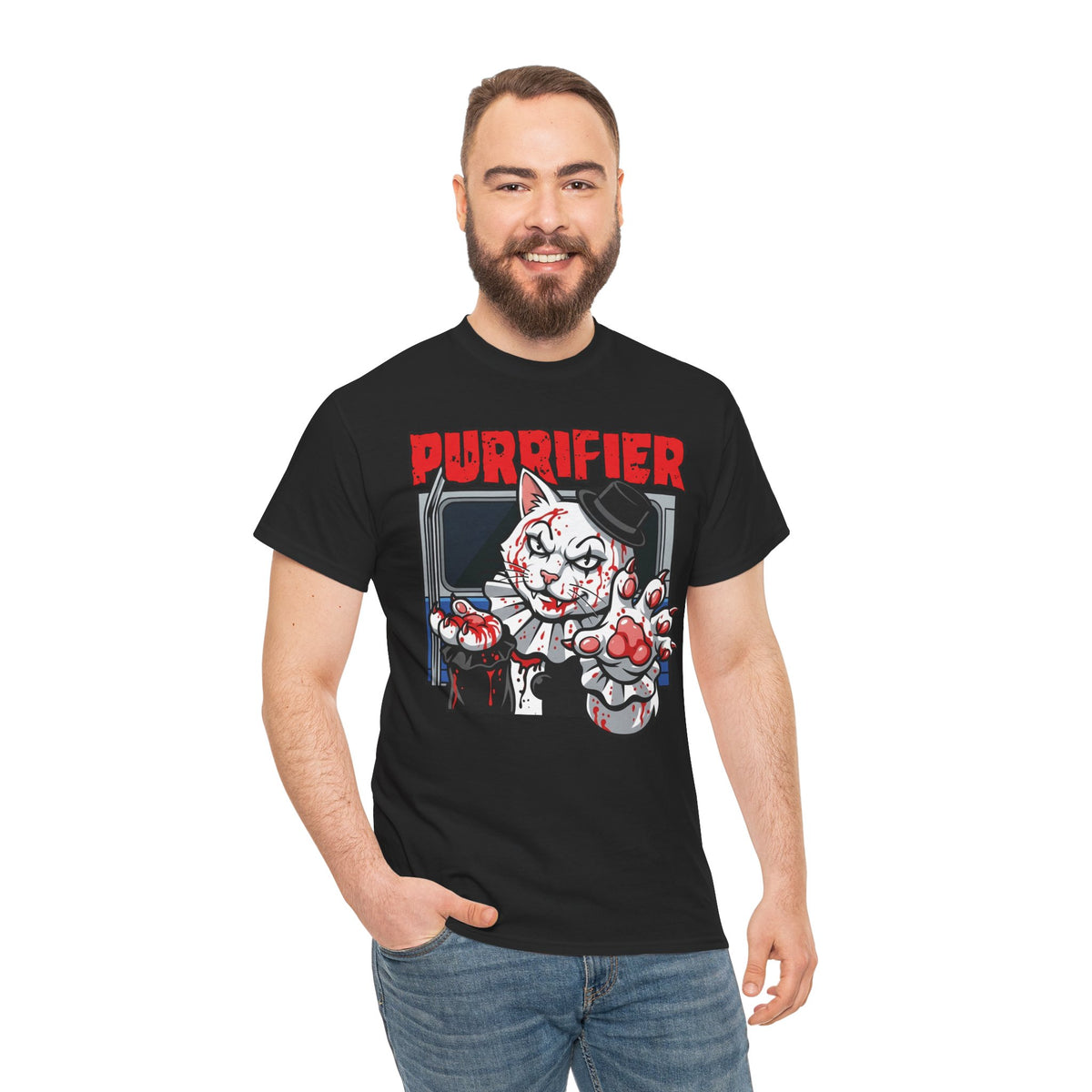 Purrifier Cat Horror Tee