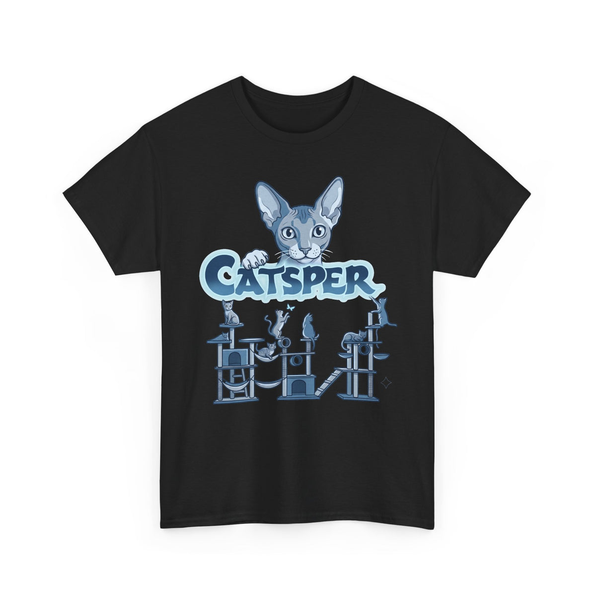 Cat Lab T‑Shirt — "CatspER" Retro Science Cat Tee
