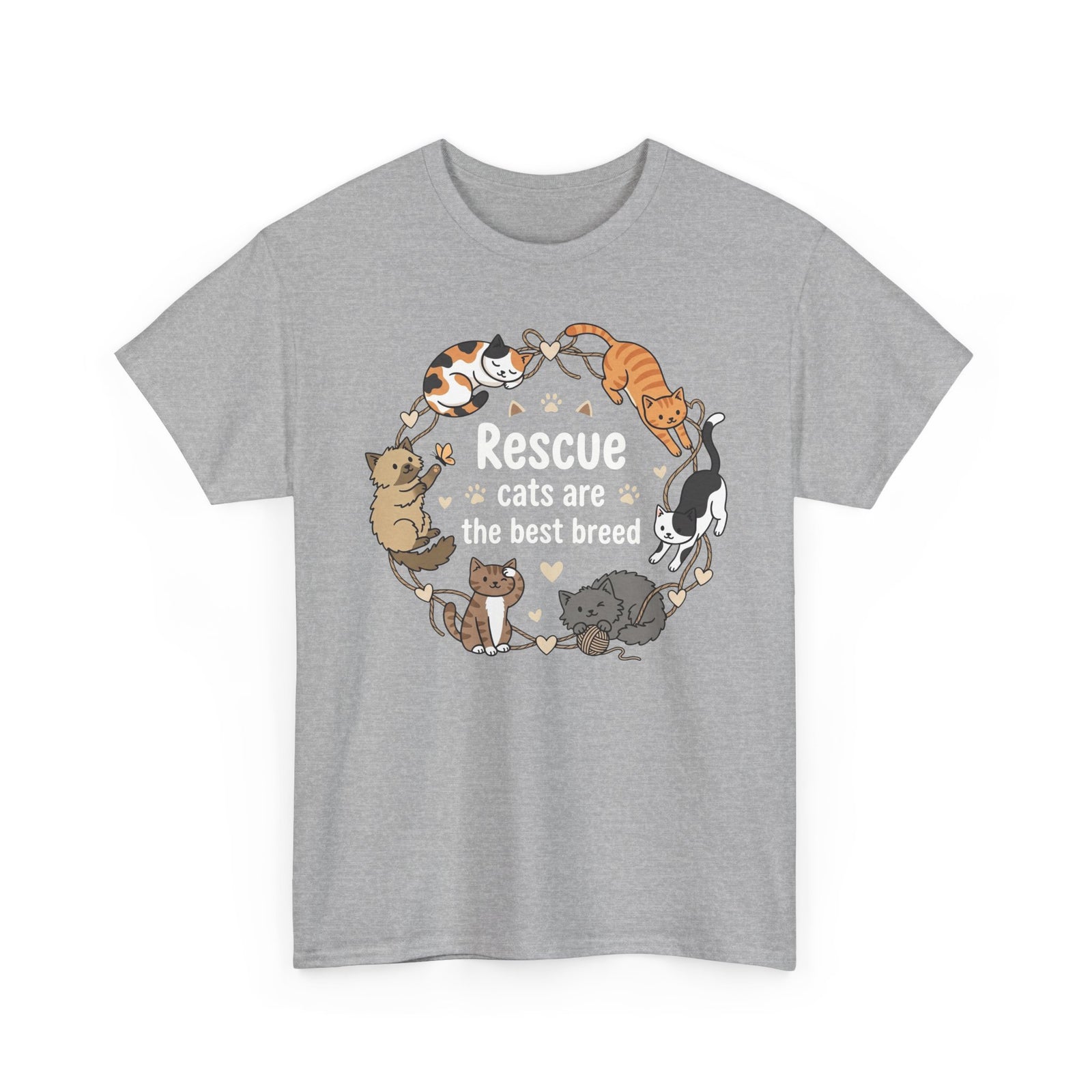 Rescue Cats Are the Best Breed T-Shirt
