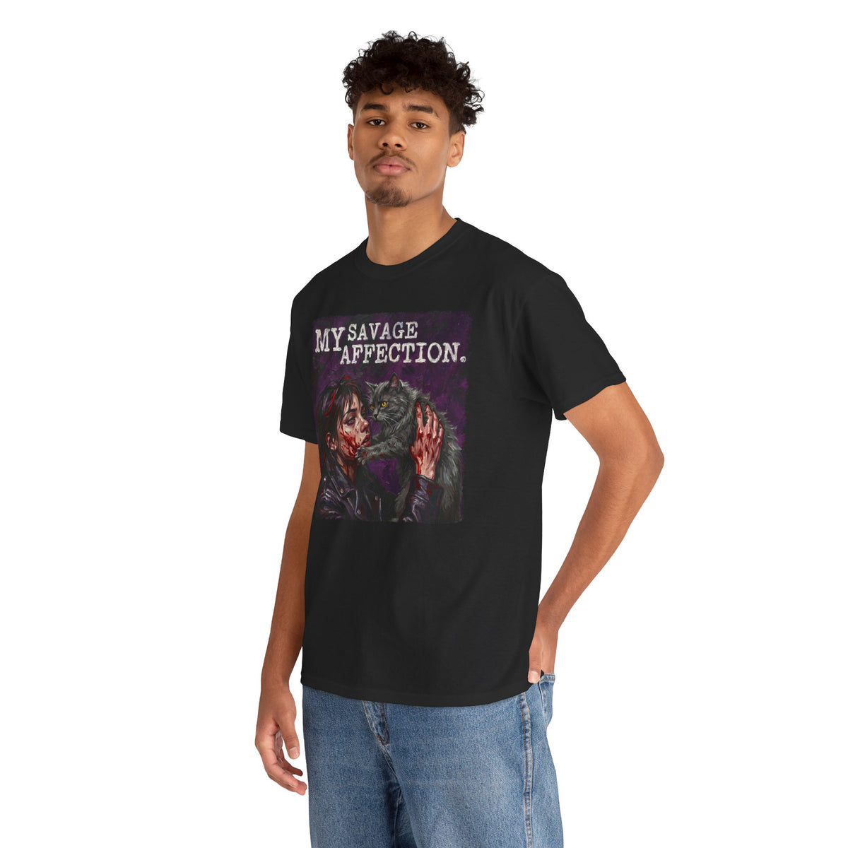 My Savage Affection T-Shirt — Bold Romantic Graphic Tee