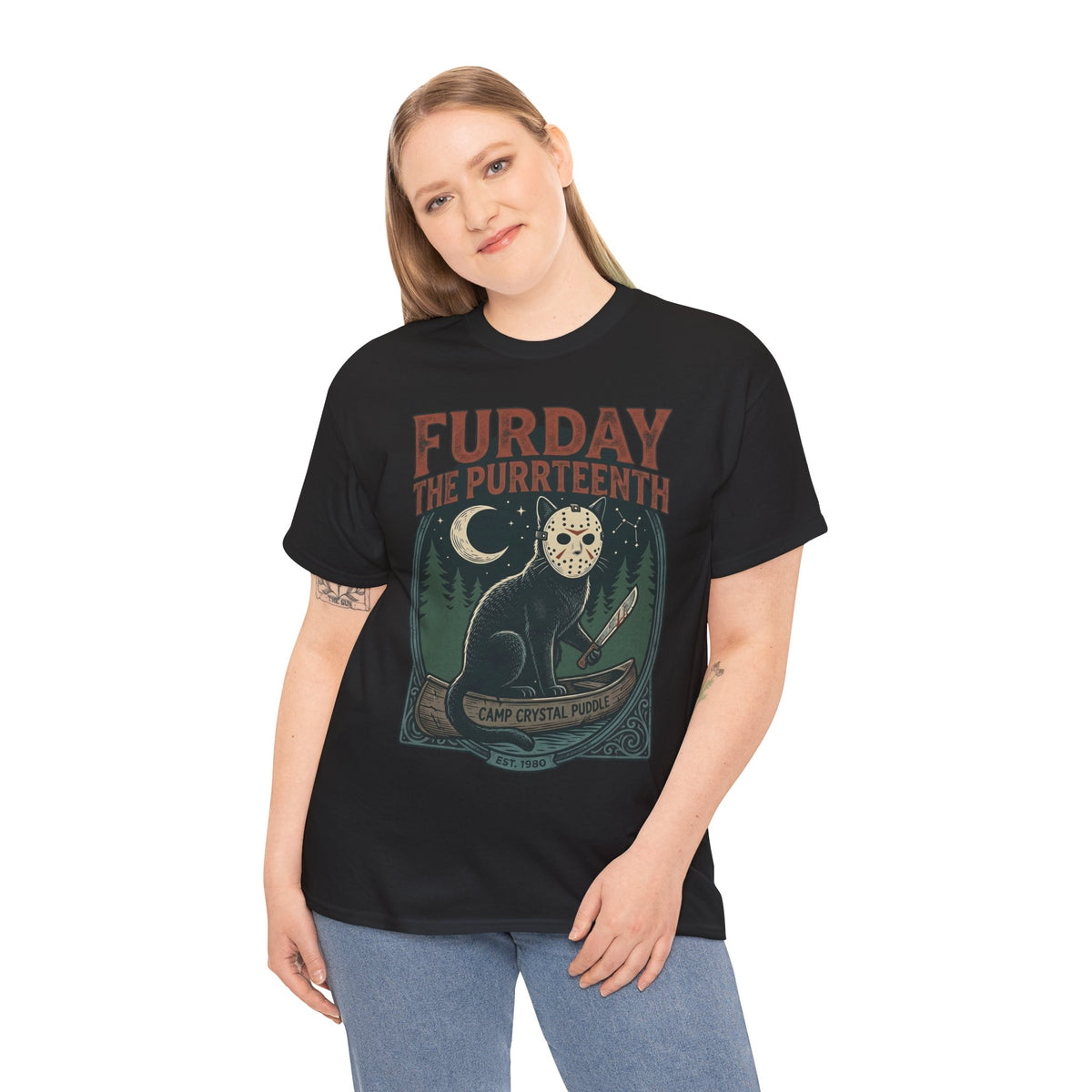 Horror Cat "Furday the Purrteenth" T-Shirt