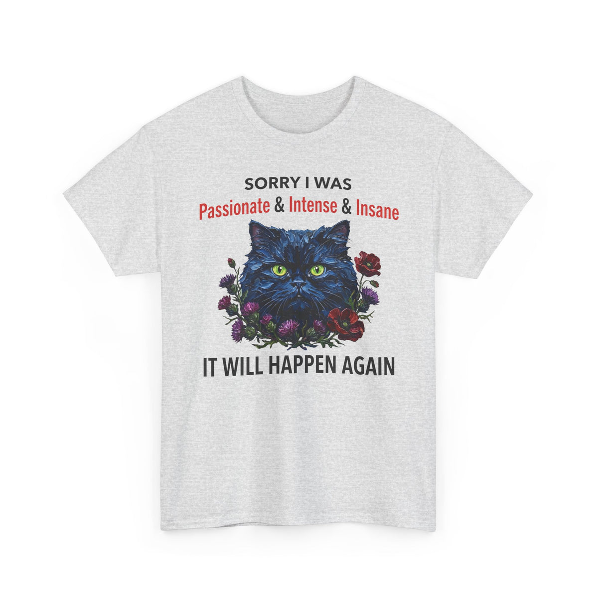Passionate Black Cat Tee