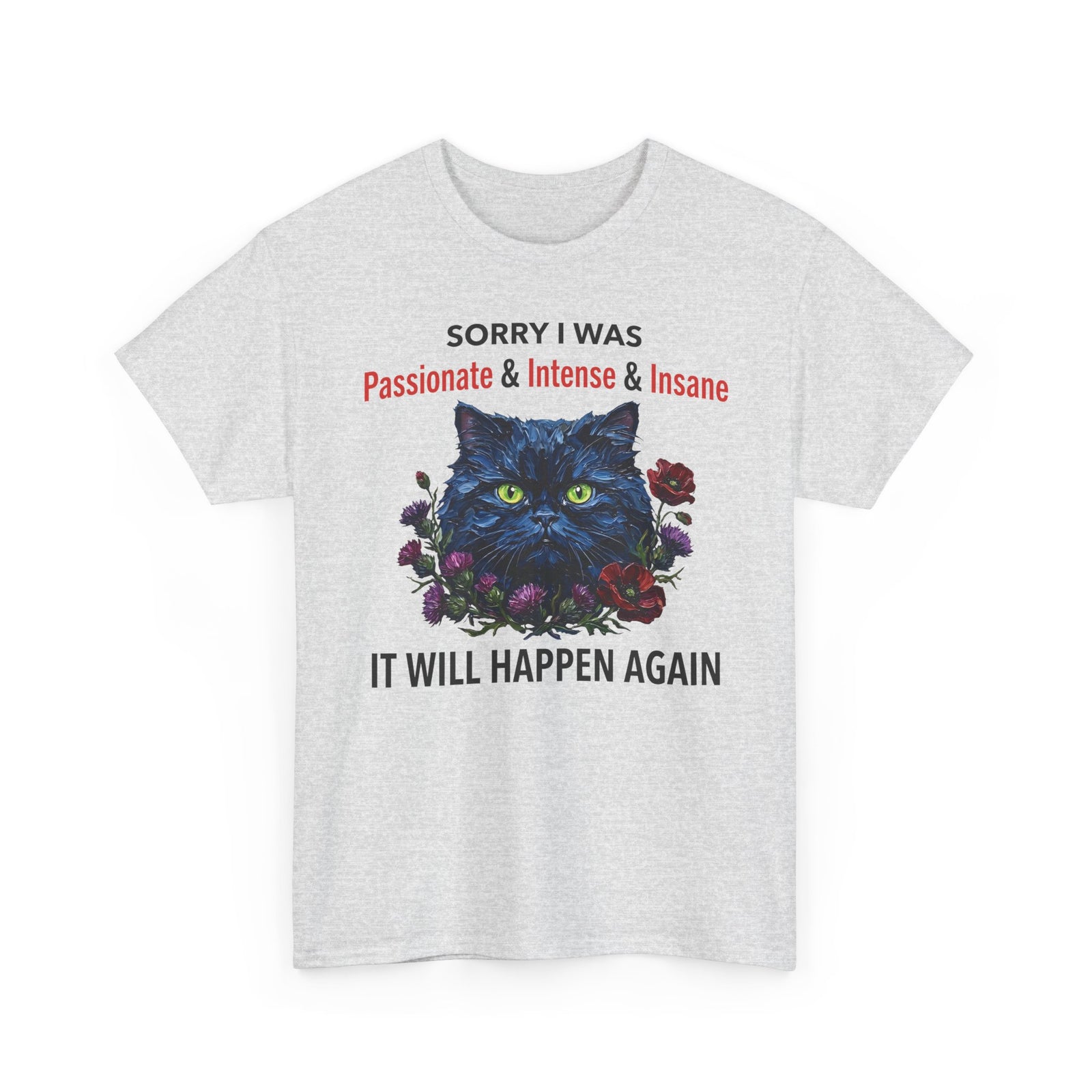 Passionate Black Cat Tee