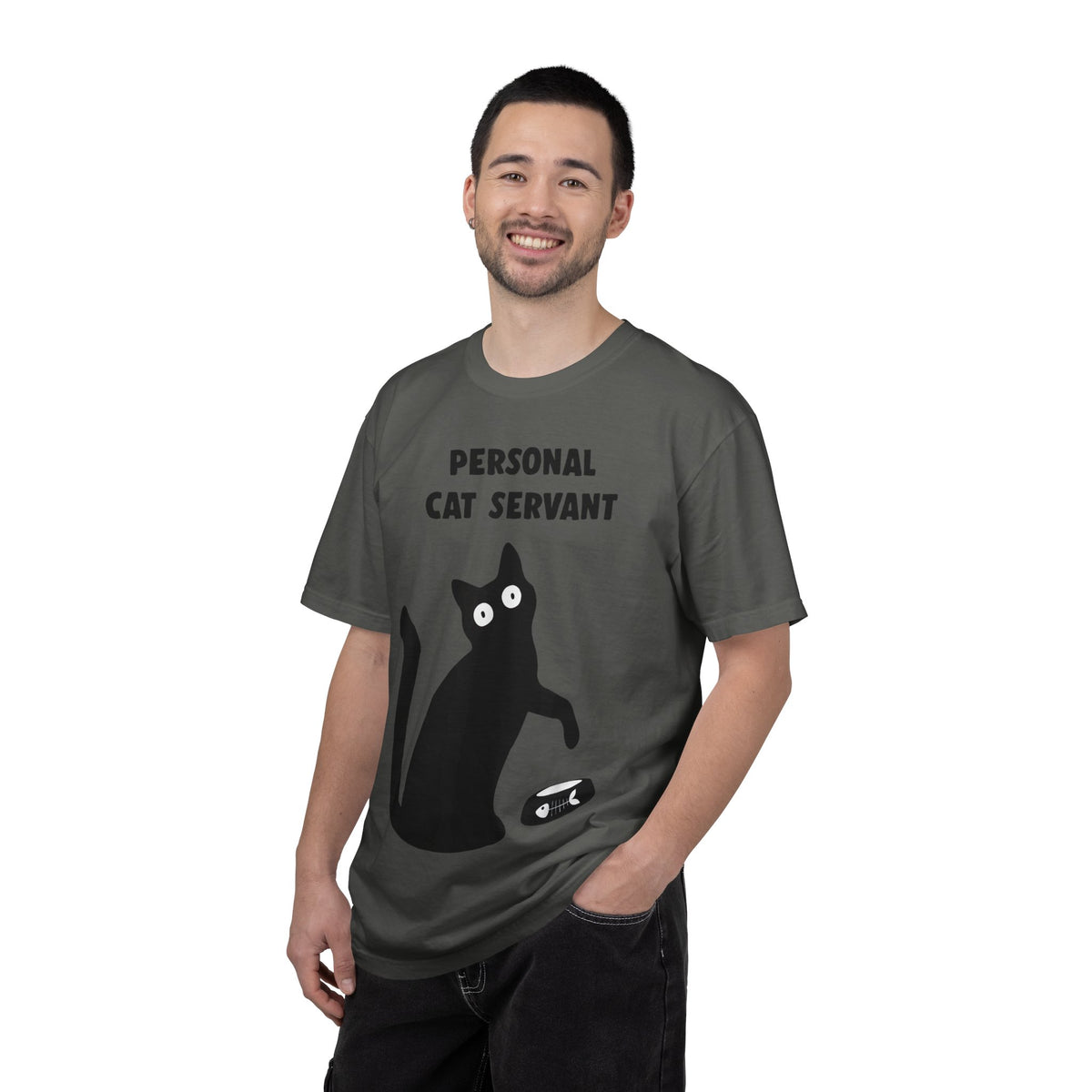 Personal Cat Servant T-Shirt — Funny Cat Lover Tee