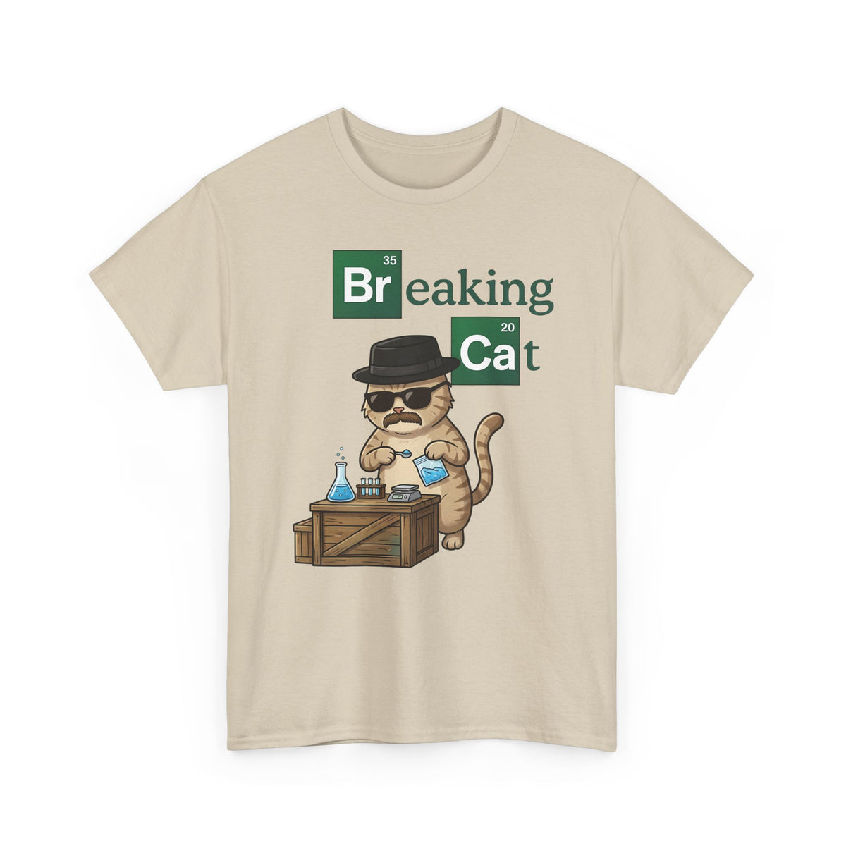 Breaking Cat T-Shirt — Funny Cat Graphic Tee